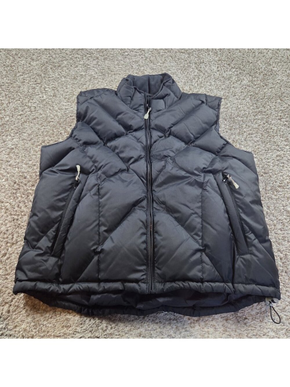 Cabelas Goose Down Puffer Vest Womens XL Quilted Full-Zip - Picture 1 of 8